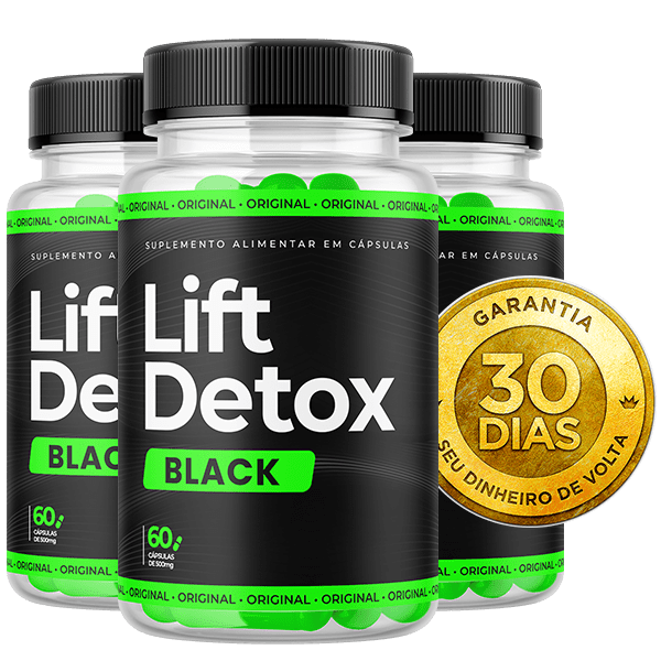 Qual a composição do Lift Detox Black?